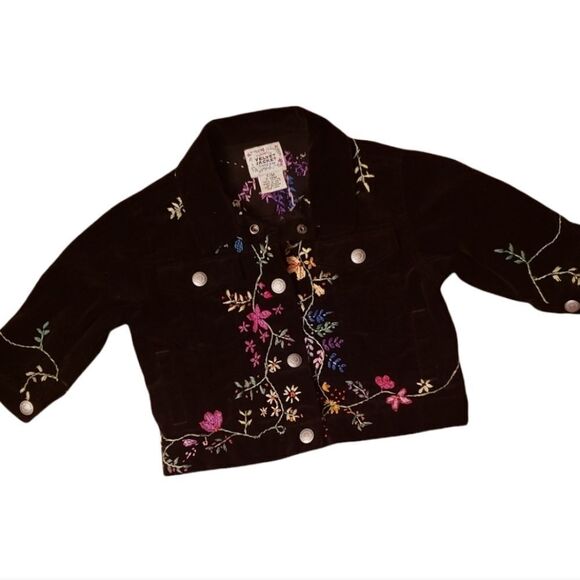 Baby GAP Novelty Velvet Embroidered Jacket - Picture 2 of 8